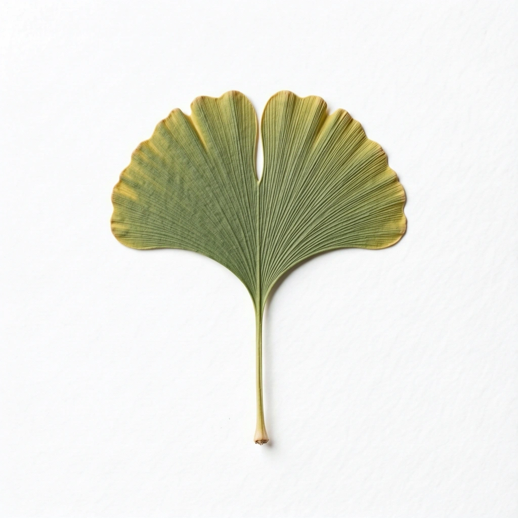 Botanical specimen ginkgo biloba